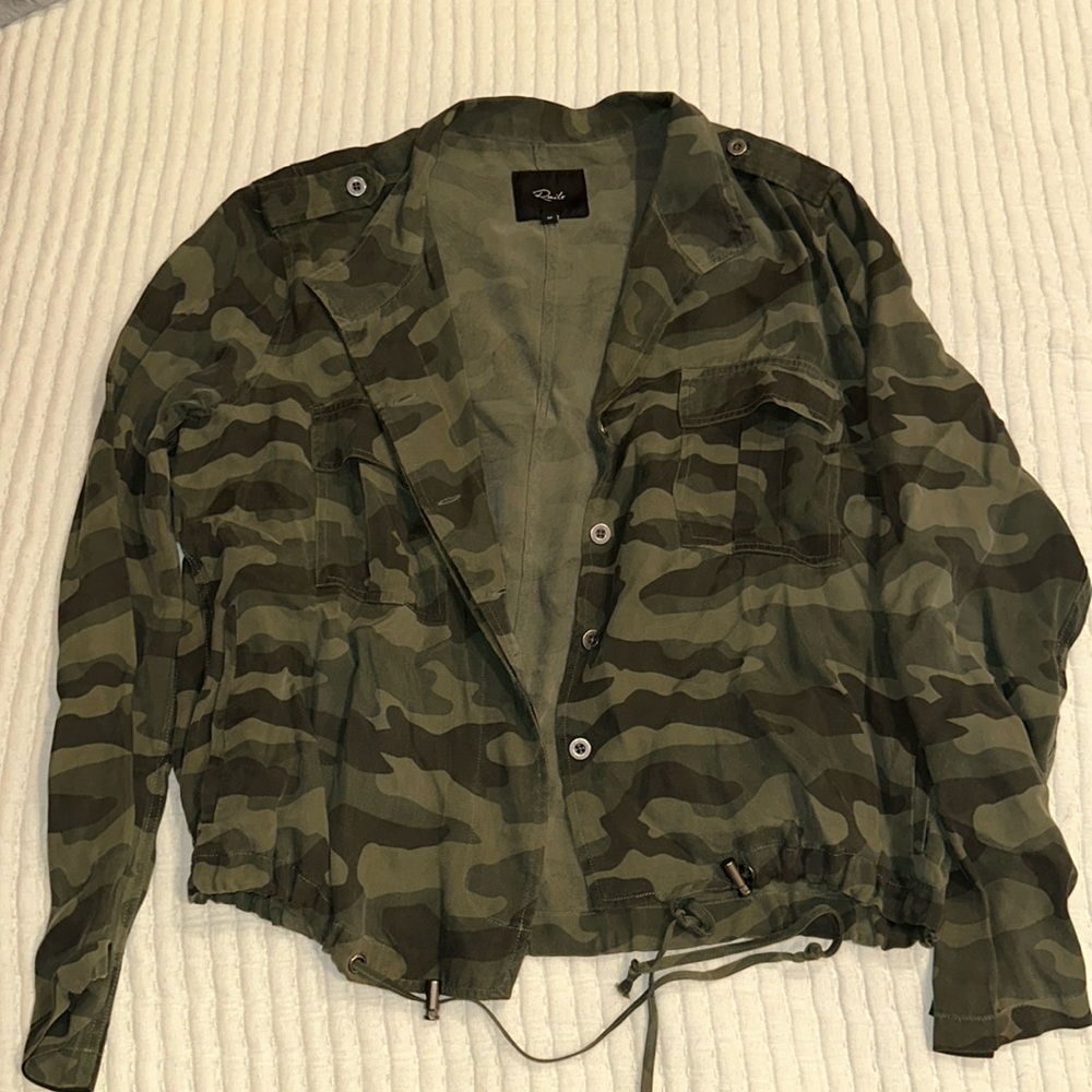 Rails camo print jacket